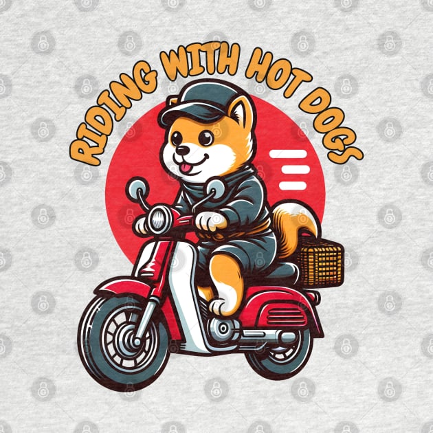 Puppy biking by Japanese Fever